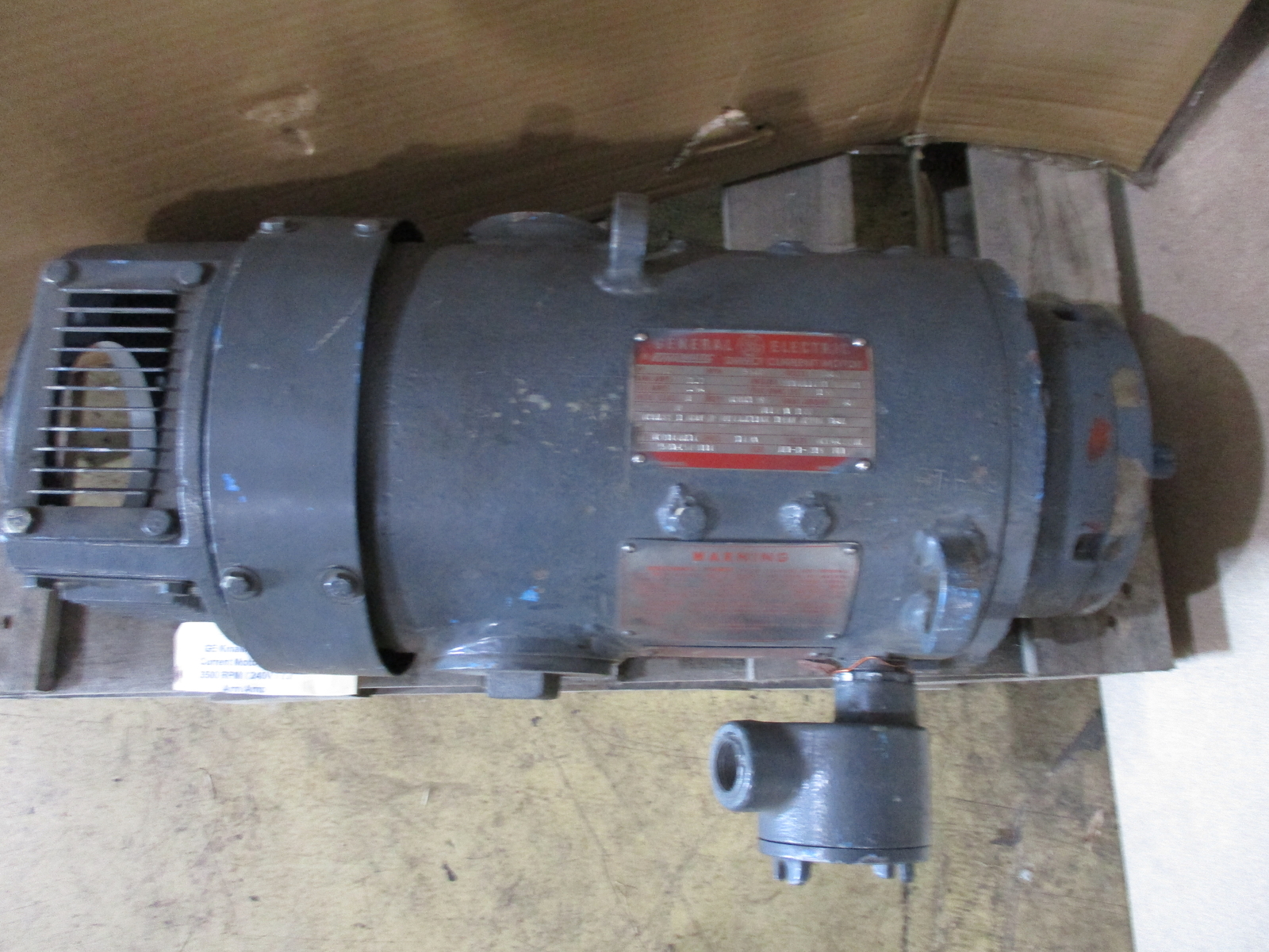 GENERAL ELECTRIC 5BY450B118 TYPE CD188ATC KINAMATIC DIRECT CURRENT MOTOR 2HP