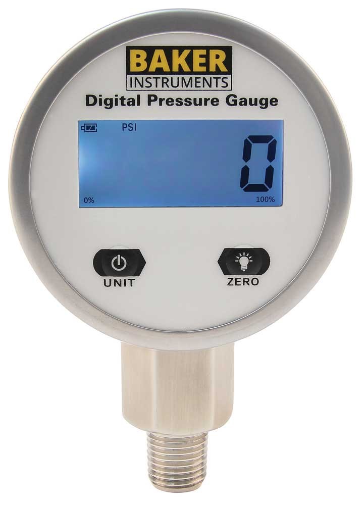 Baker B50015 Digital Pressure Gauge, 0 to 15 psi