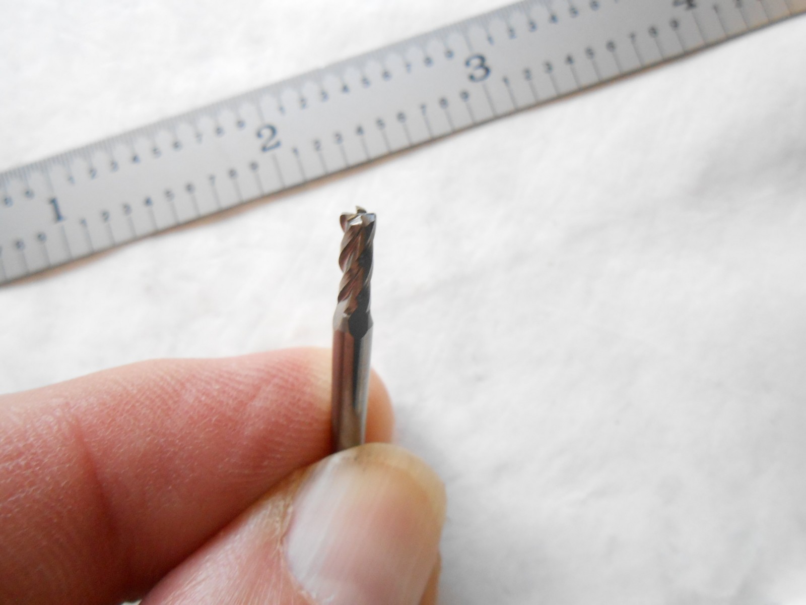 NEW RICHARDS USA .100″ CUT DIA X .300″ X 1-1/2″ L X .010″ CR 4FL CARBIDE ENDMILL