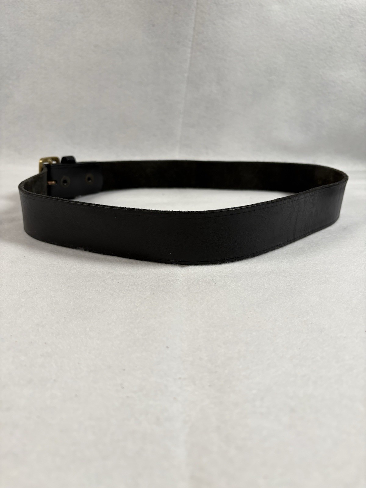 BOSTON Leather 38” Garrison Black Work Belt US Postal Approved #6605 1 5/8” Wide