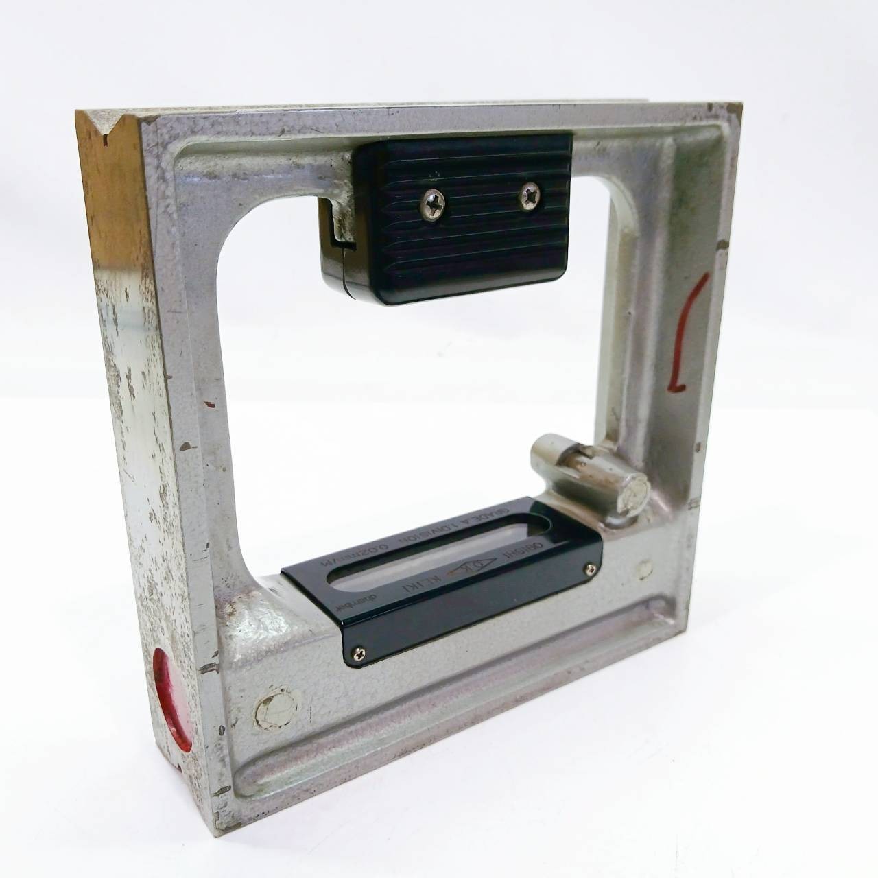 Obishi Precision Square Level 0.02mm/m 150×150×40mm Gage Made in Japan BG0612