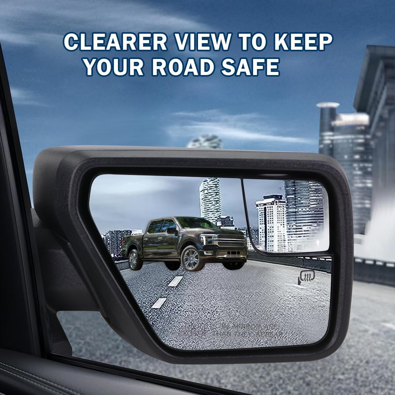 Right Passenger Side Door Mirror Compatible With 2021 2022 2023 2024 2025 2026 F