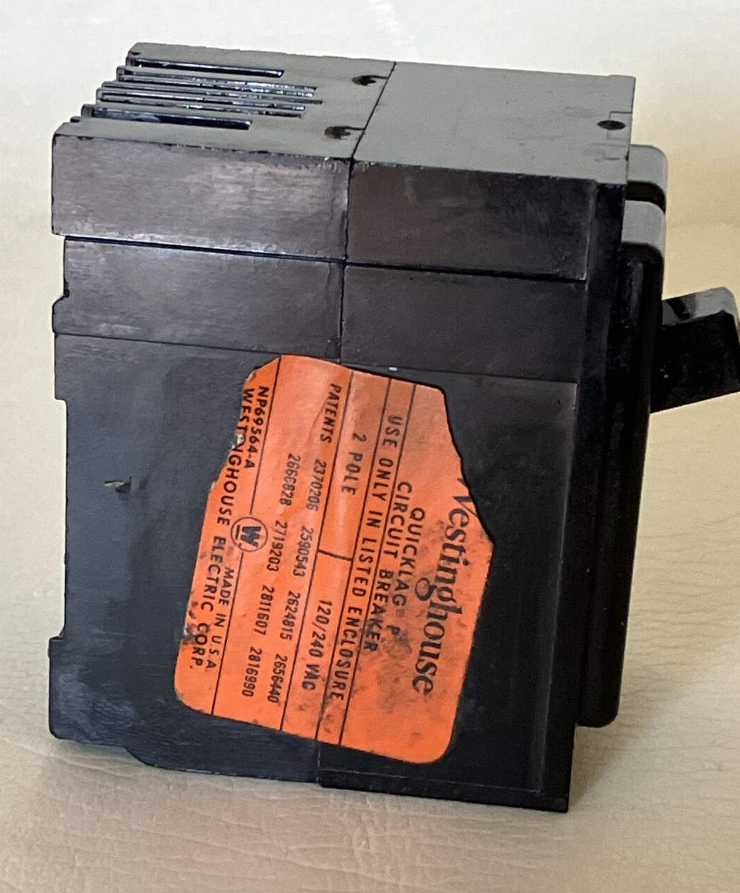 Westinghouse 30 Amp 2 Pole Type P Circuit Breaker 120/240V Quicklag 30A QNP2030