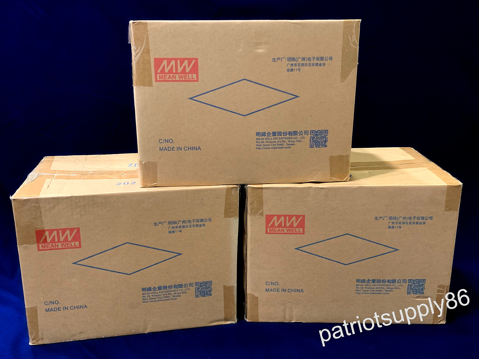 8-Pack Mean Well HLG-320H-48 LED Driver 48V 320W IP67 CC / CV 6.7A Power Supply