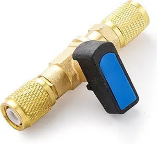 1/4 HVAC Control Valve Air Conditioner Ball Valve, 1/4 Female T Size: 1/4 inch