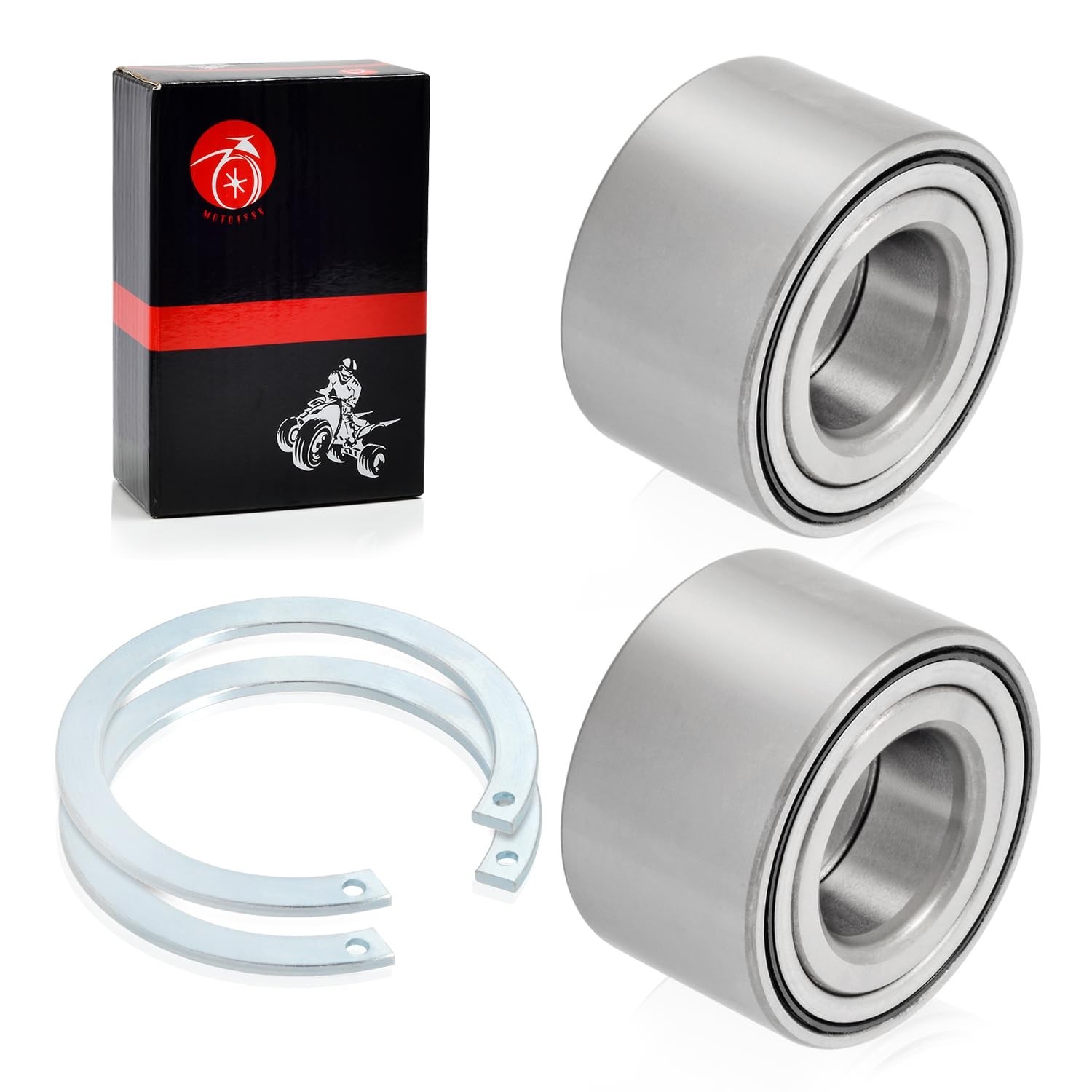 Front Wheel Bearings & Circlip for 420 TRX 500 520 2014-2024 91051-HR3-A21 27×55