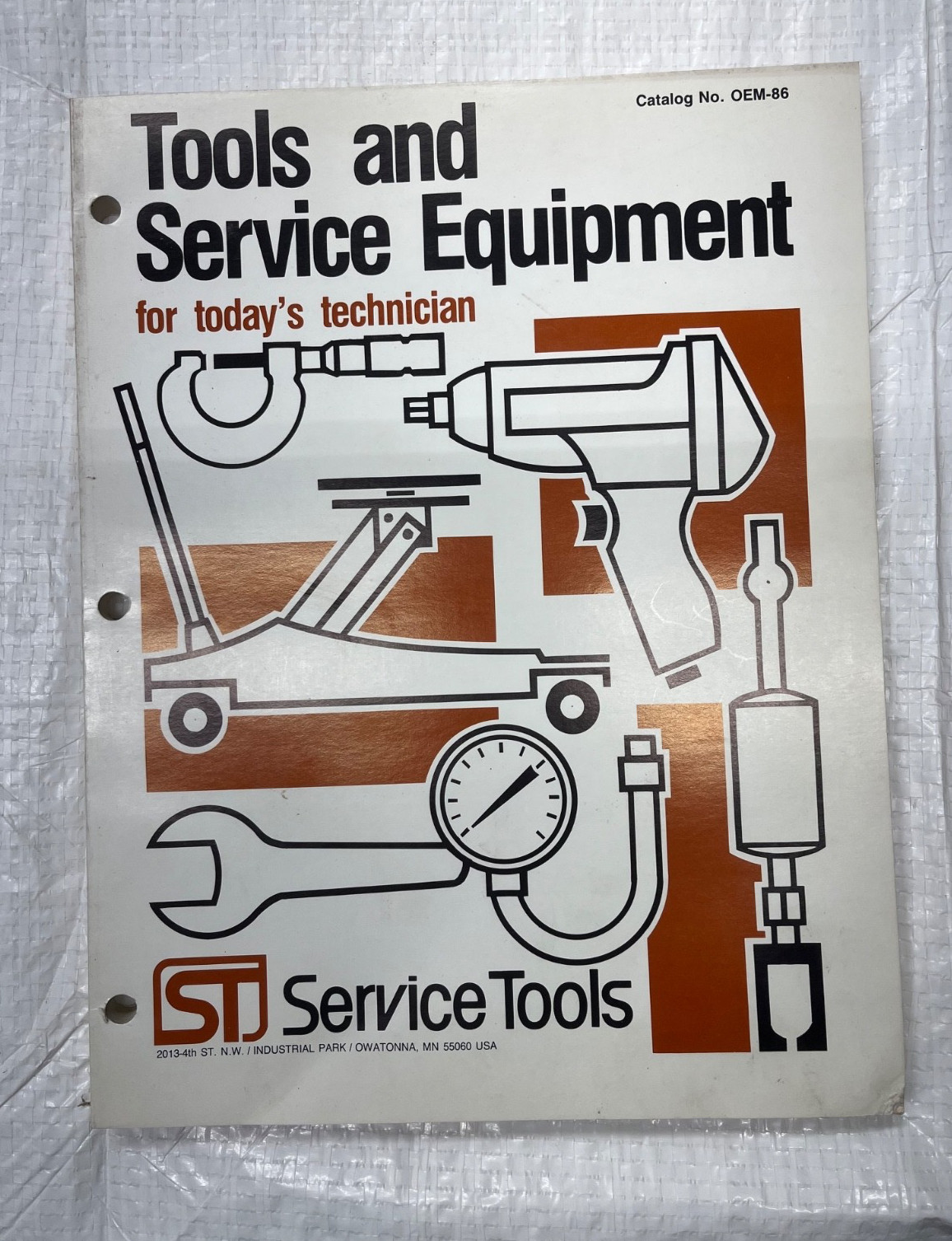 Service Tools: Tools and Service Equipment Catalog OEM-86