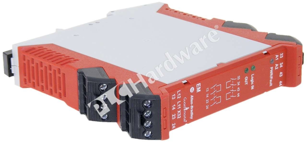 Open Pre-owned Allen Bradley 440R-EM4R2 Series A Guardmaster Expansion Module