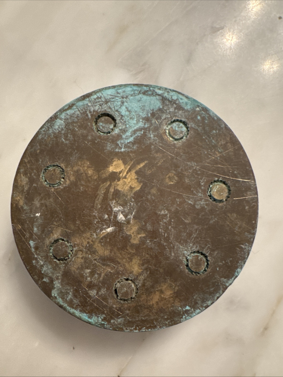 Pasta Die 3.5 (88.9￼ millimeters) Front 3.75 (95 Millimeters) Back 🍝