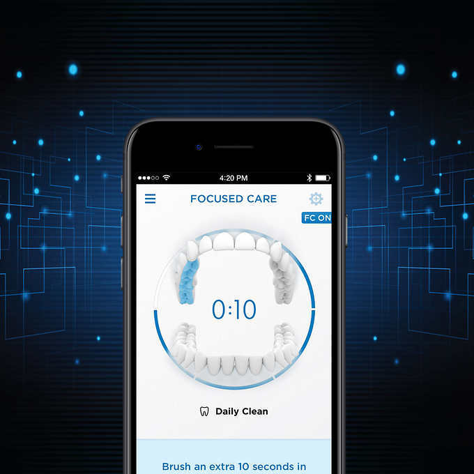 Oral-B Genius 2-Pack Rechargeable Electric Toothbrush wit Bluetooth Connectivity