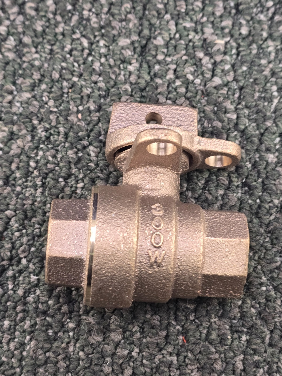 A.Y. McDonald 3/4″ Bronze Full-Port Ball Style Curb Stop Valve Lead-Free 300 WOG