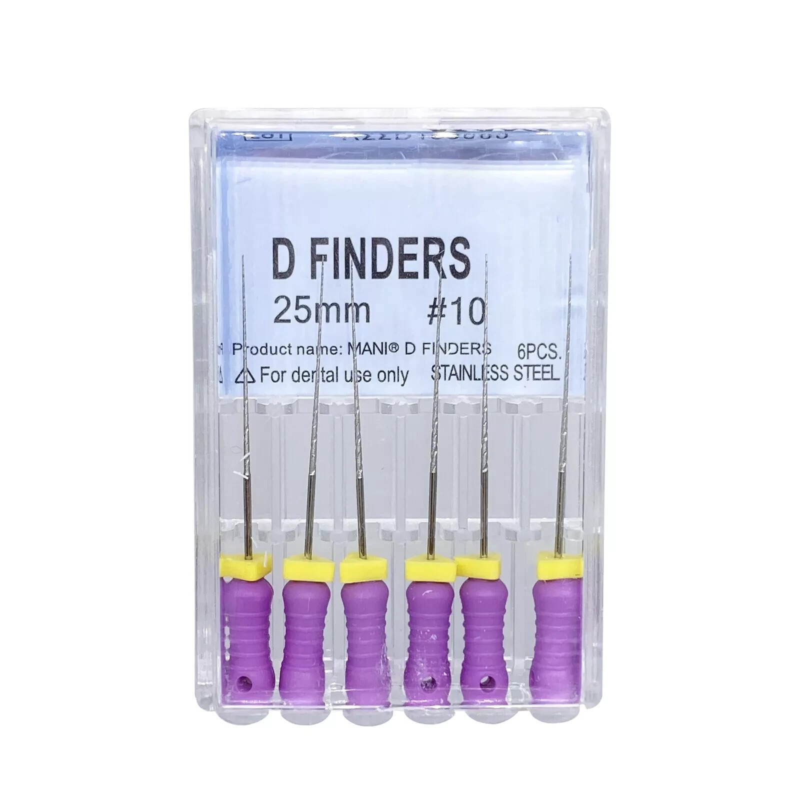 6pcs/pack Dental D Finders Endodontic Files for Calcified/Curved Canals