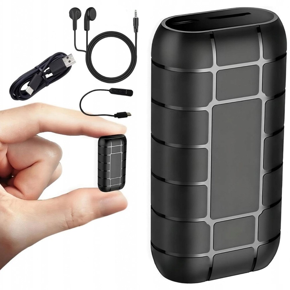 Mini Spy Hidden Audio Recorder Voice Activated Office Listening Device 16GB US
