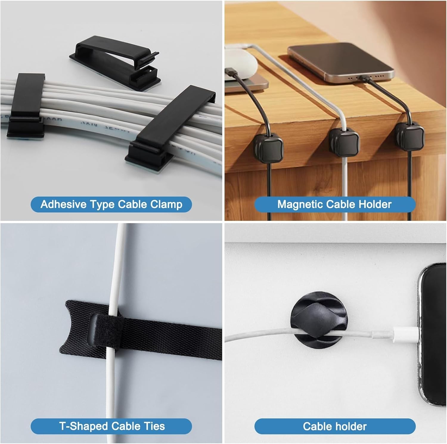 Under Desk Cable Management Tray Organizer Steel No Drill Organizador De Cables