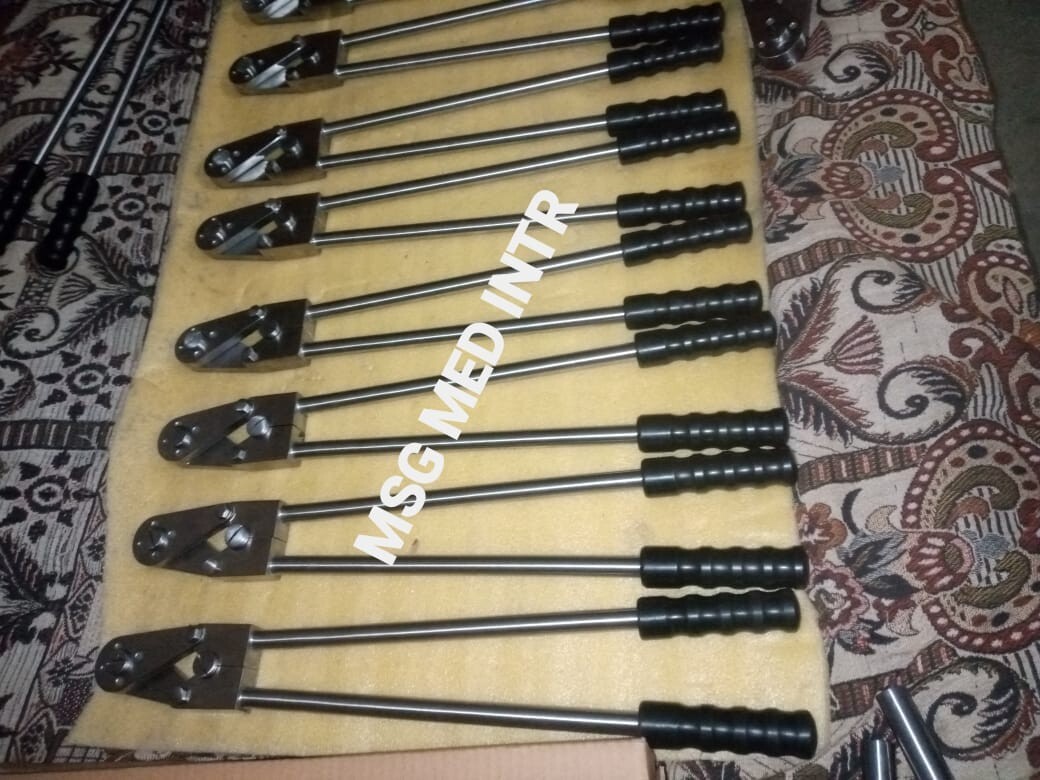 Professional Orthopedic Spinal Pin & Rod Cutter 24» Stainless Steel Each PCS