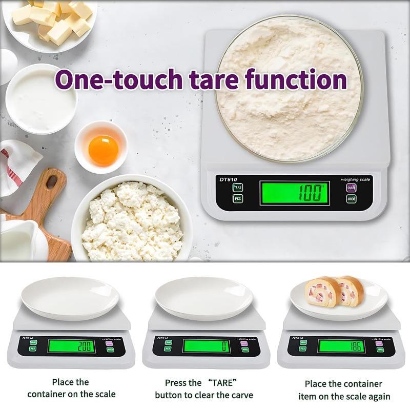 Commercial Food Scales 66LB 30Kg Large Digital Kitchen Scale for Baking Deli M
