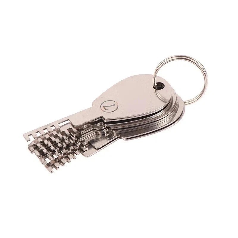 Stainless Steel Comb Lock 9in1 Full Set Repair Comb Tool Bypass Method
