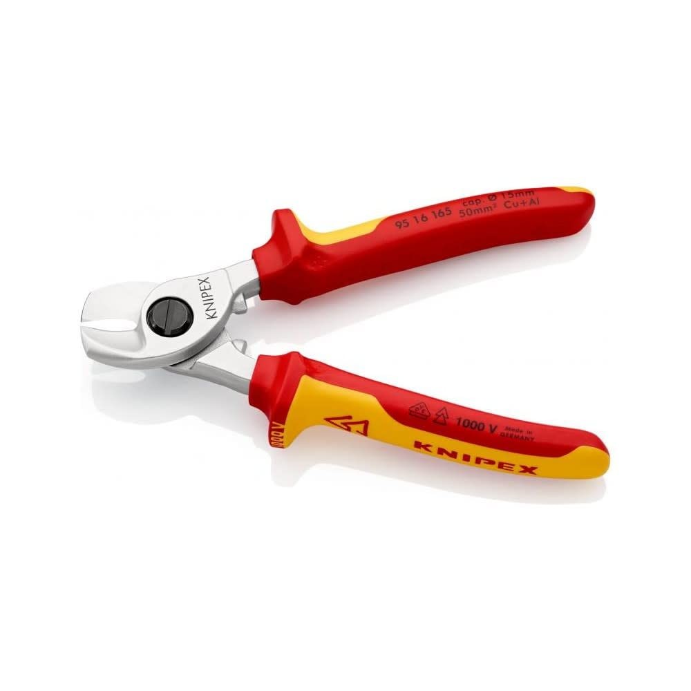 KNIPEX Classic Red Cable Shears-1000V Insulated