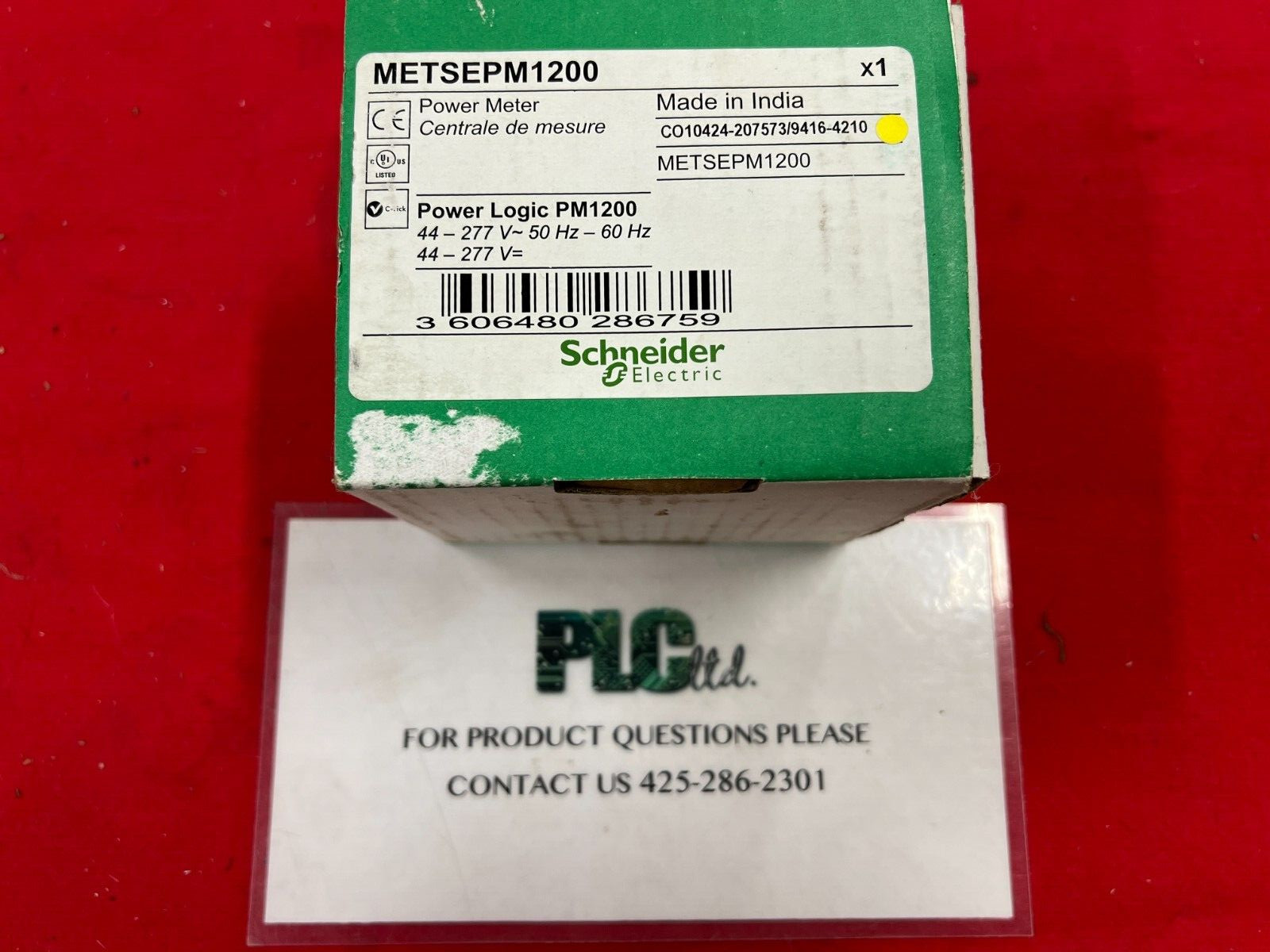 Brand New METSEPM1200 Schneider Electric Power Meter Power Logic PM1200