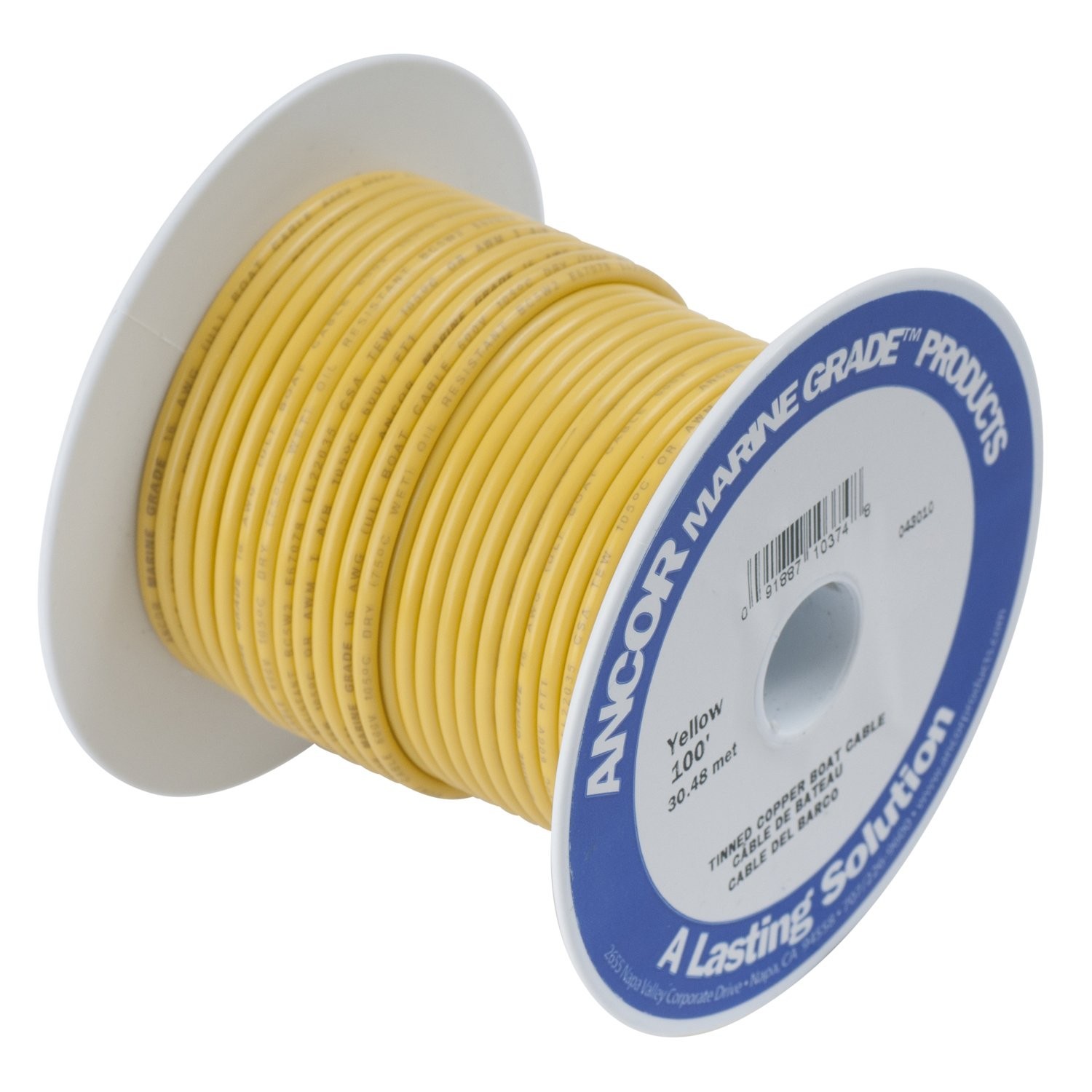 Ancor 103025 Marine Grade Electrical Primary Tinned Copper Boat Wiring 16-Gauge