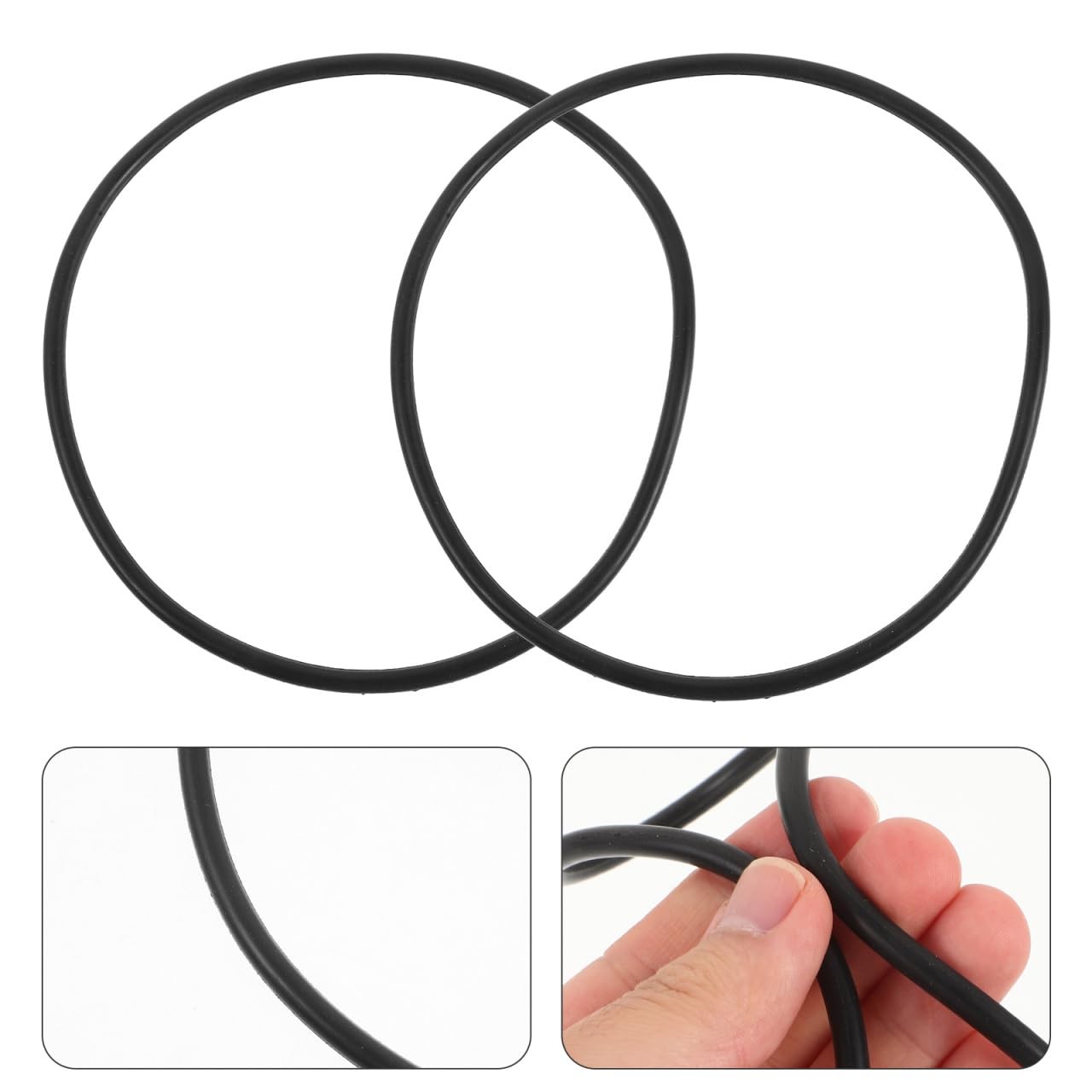 Replacement Drive Belts 5.5 Inch Diameter Rubber – Hand-Crank Compatible/DC G…