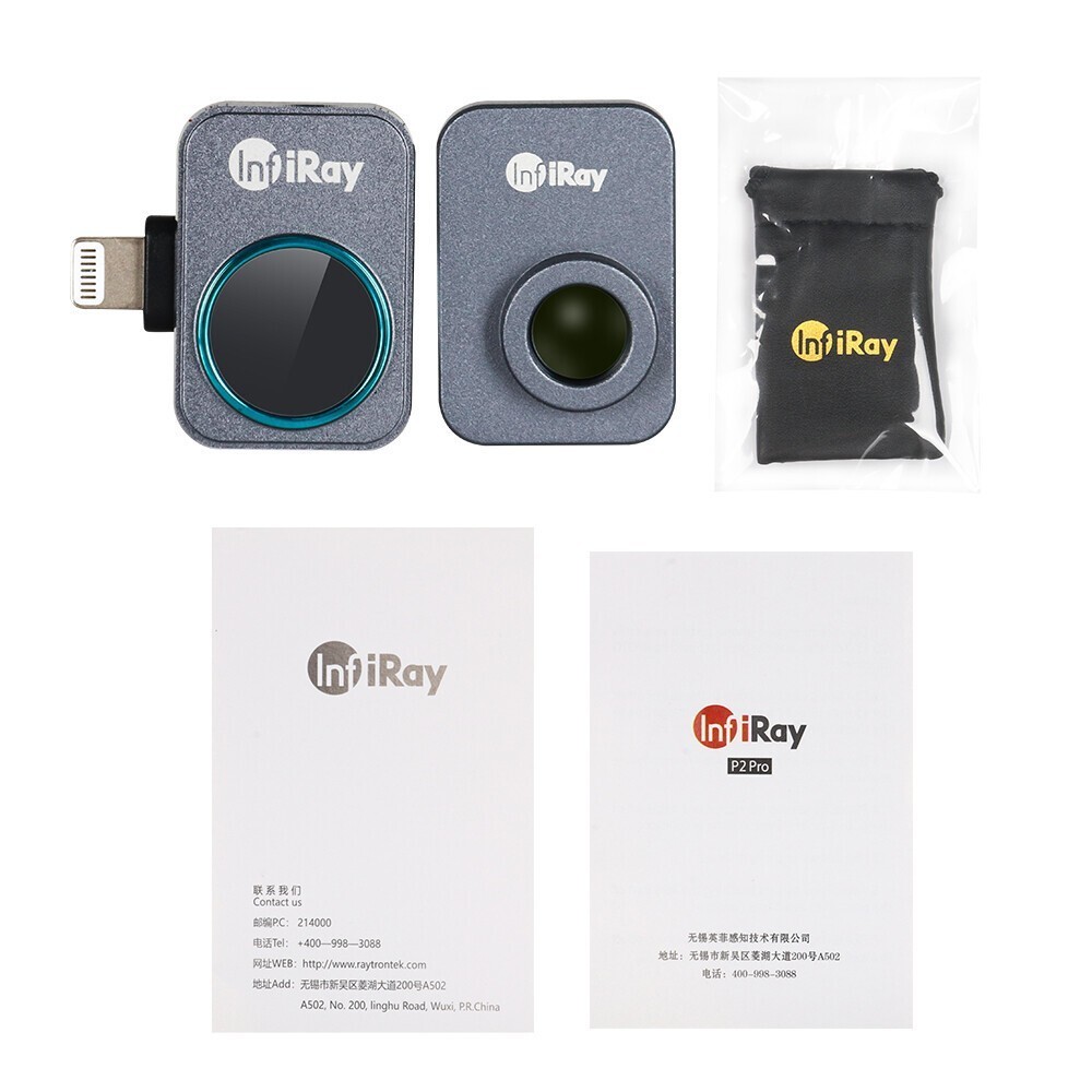InfiRay P2 Pro Thermal Camera for iOS 256×192 IR with Magnetic Macro Lens