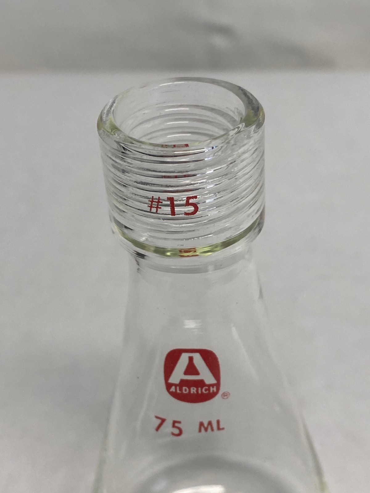 ALDRICH Glass 75mL TLC Chromatography Reagent Sprayer Flask #15 Thread Z190381