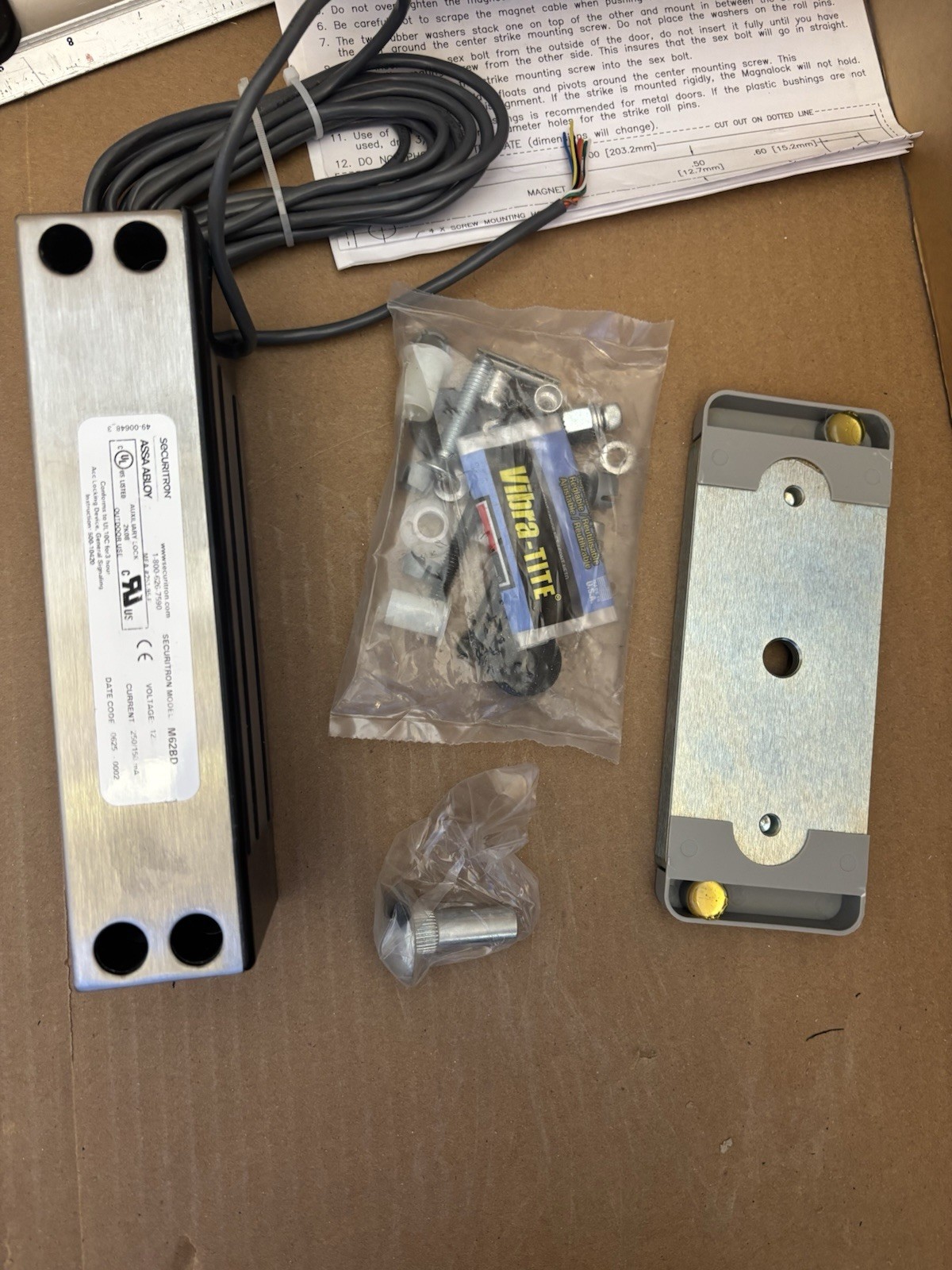 Securitron M62BD Electromagnetic Lock 1200lb. Door Position Switch