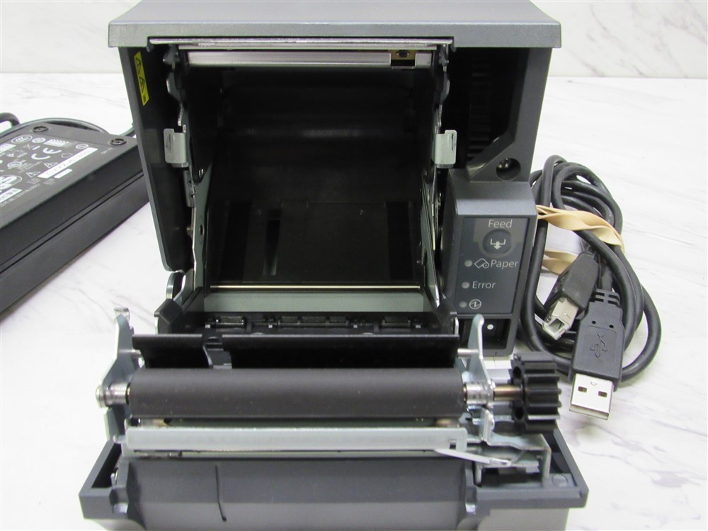 EPSON TM-T70II POS THERMAL RECEIPT PRINTER M296A w/ USB + PWR SUPPLY