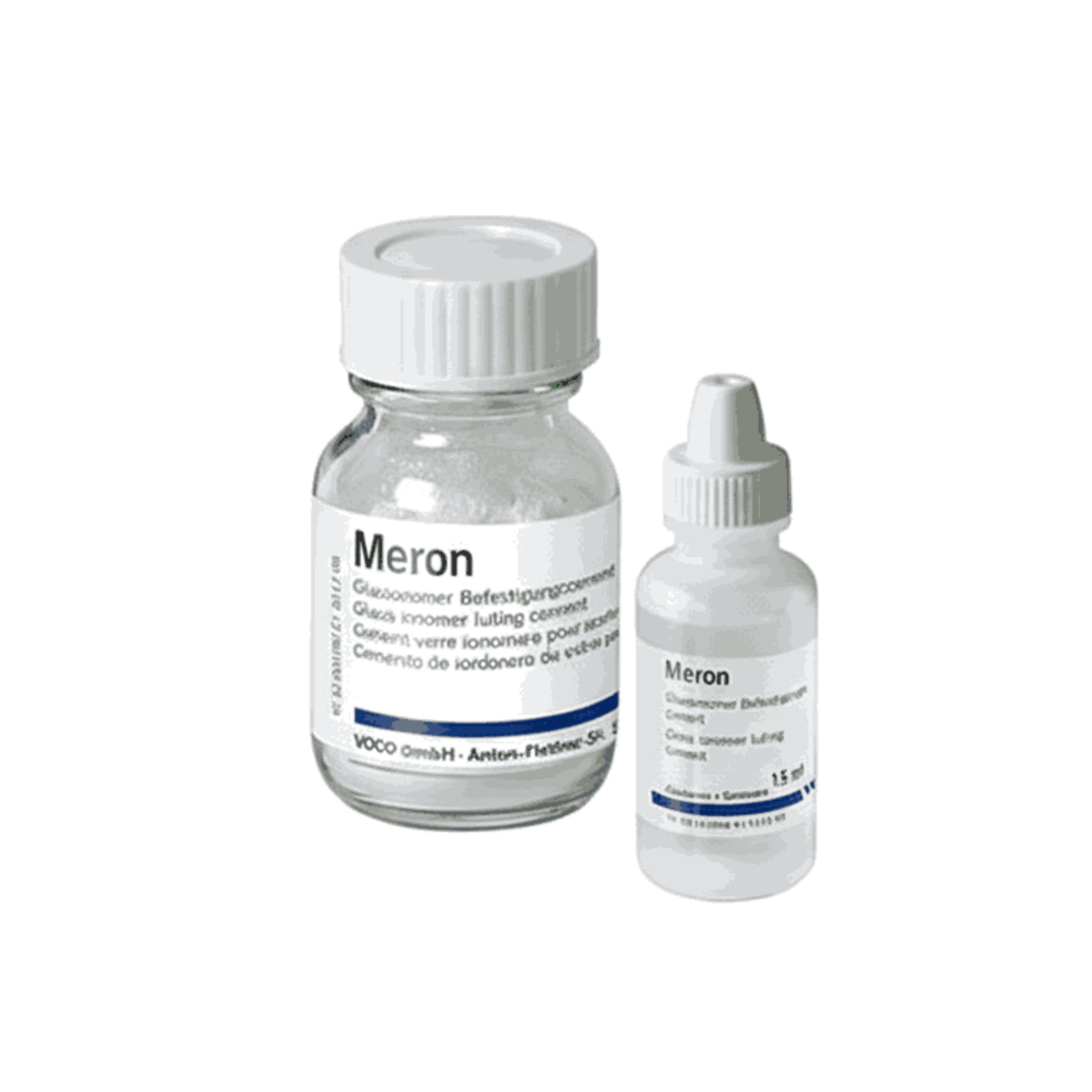 Voco 1090 Meron Glass Ionomer Luting Dental Cement Set Mini Powder & Liquid