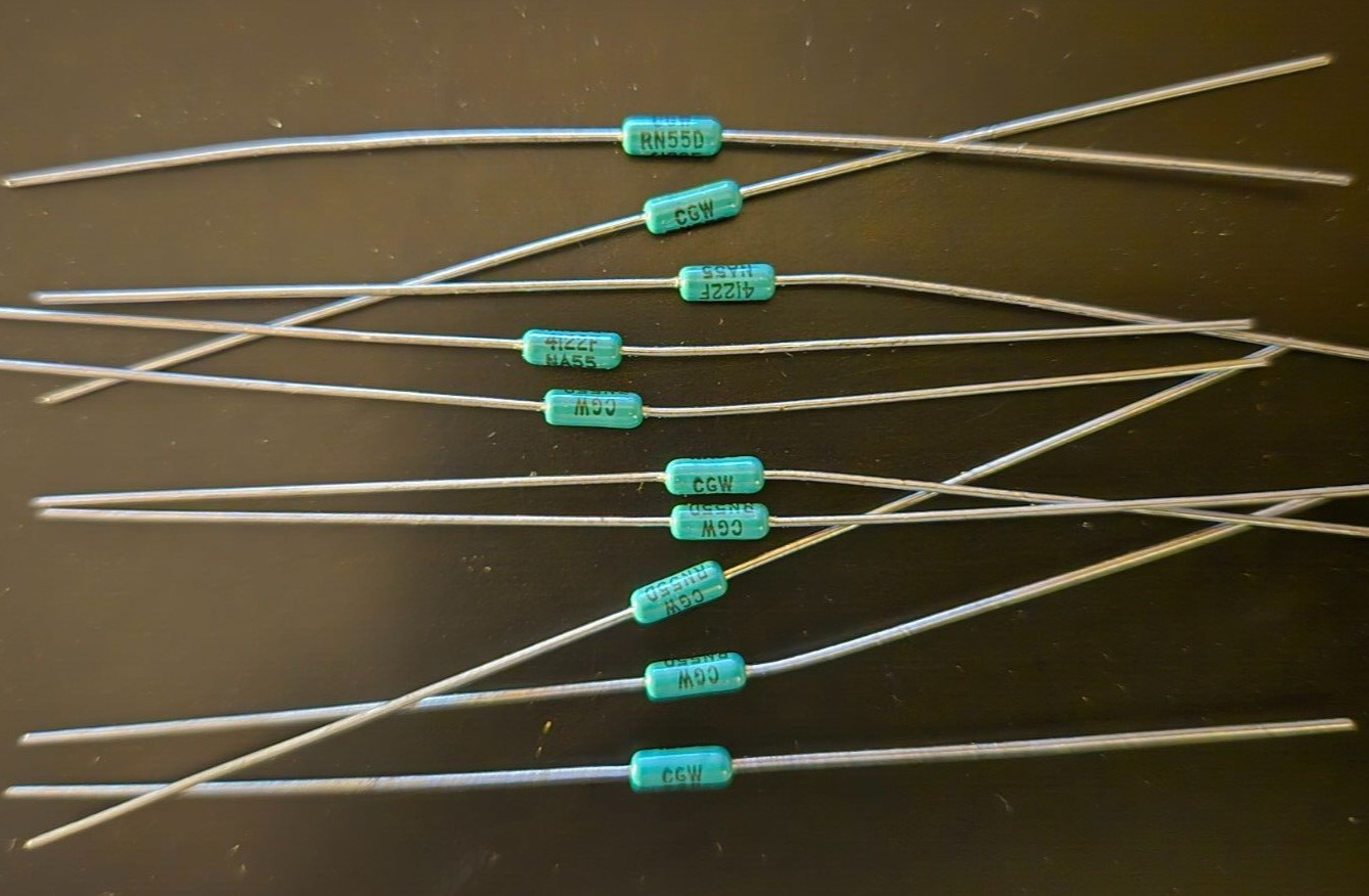 10pcs 41.2k ohm 1/4W 1% Metal Film Precision Axial Resistors ~ NEW ~