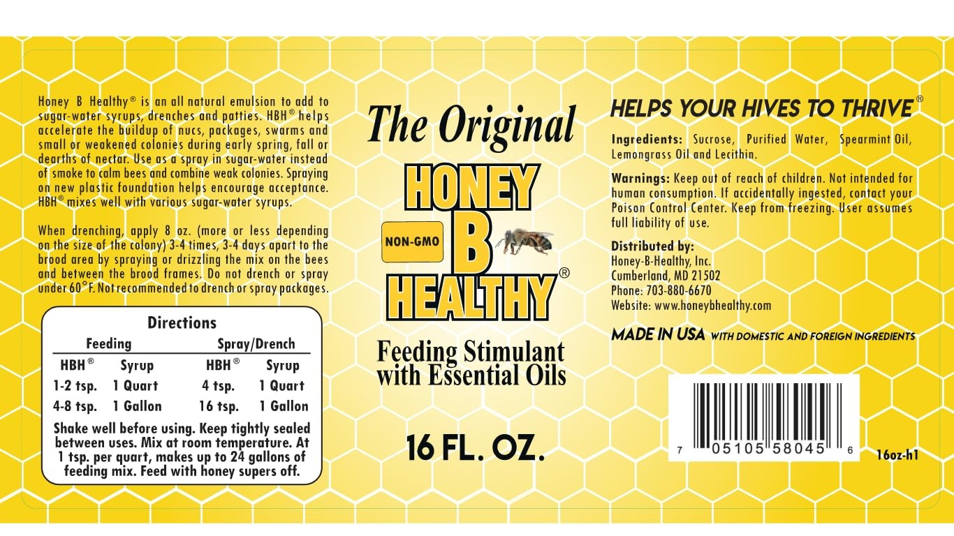 Honey B Healthy Original 16 oz. Bottle Feeding Stimulant with Essential Oils