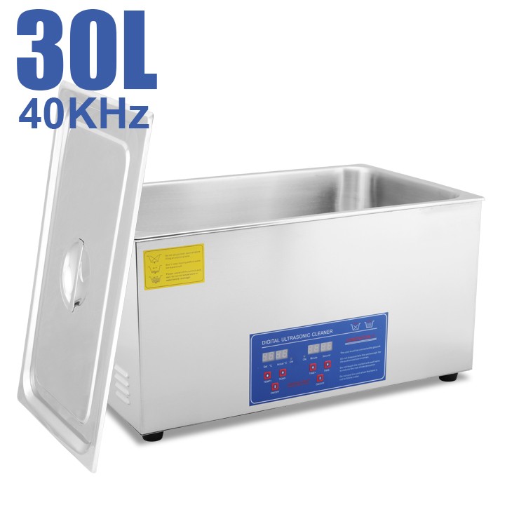 Commercial Grade Digital Ultrasonic Cleaner-Stainless Steel 30L Capacity