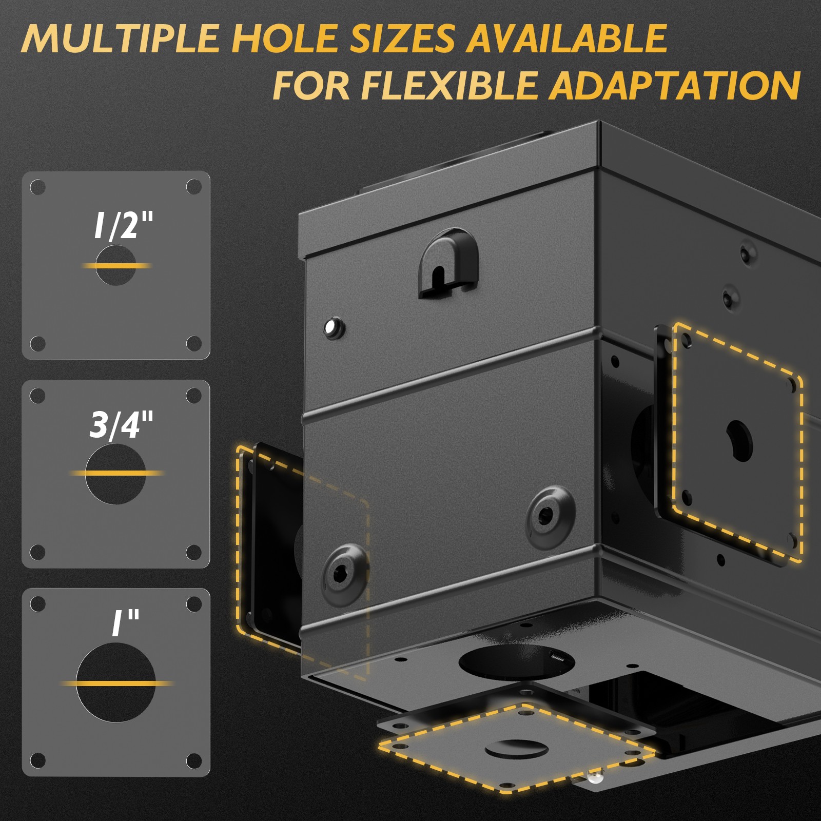 TOOLIOM 30A RV/EV Outlet Box NEMA TT-30R Lockable Weatherproof for Camper