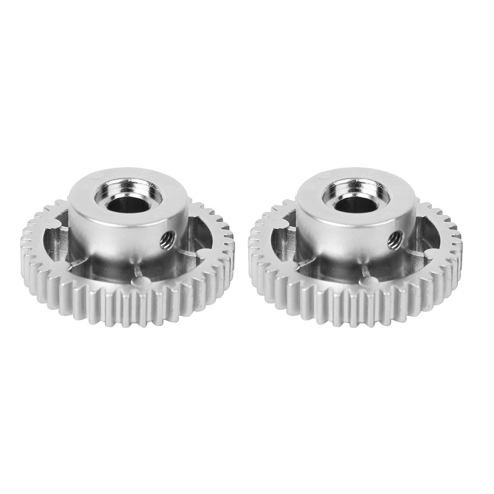 2Pcs Durable 40 Teeth D-Hole Gear For Robotics Metal Material Easy To Use