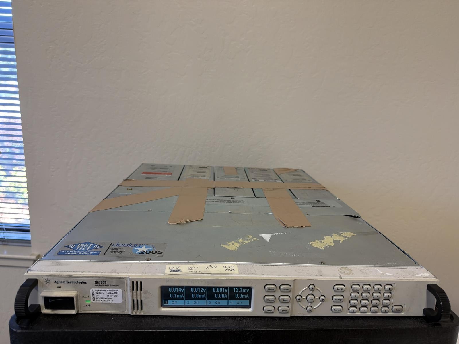AGILENT TECHNOLOGIES N6700B LOW-PROFILE MPS MAINFRAME