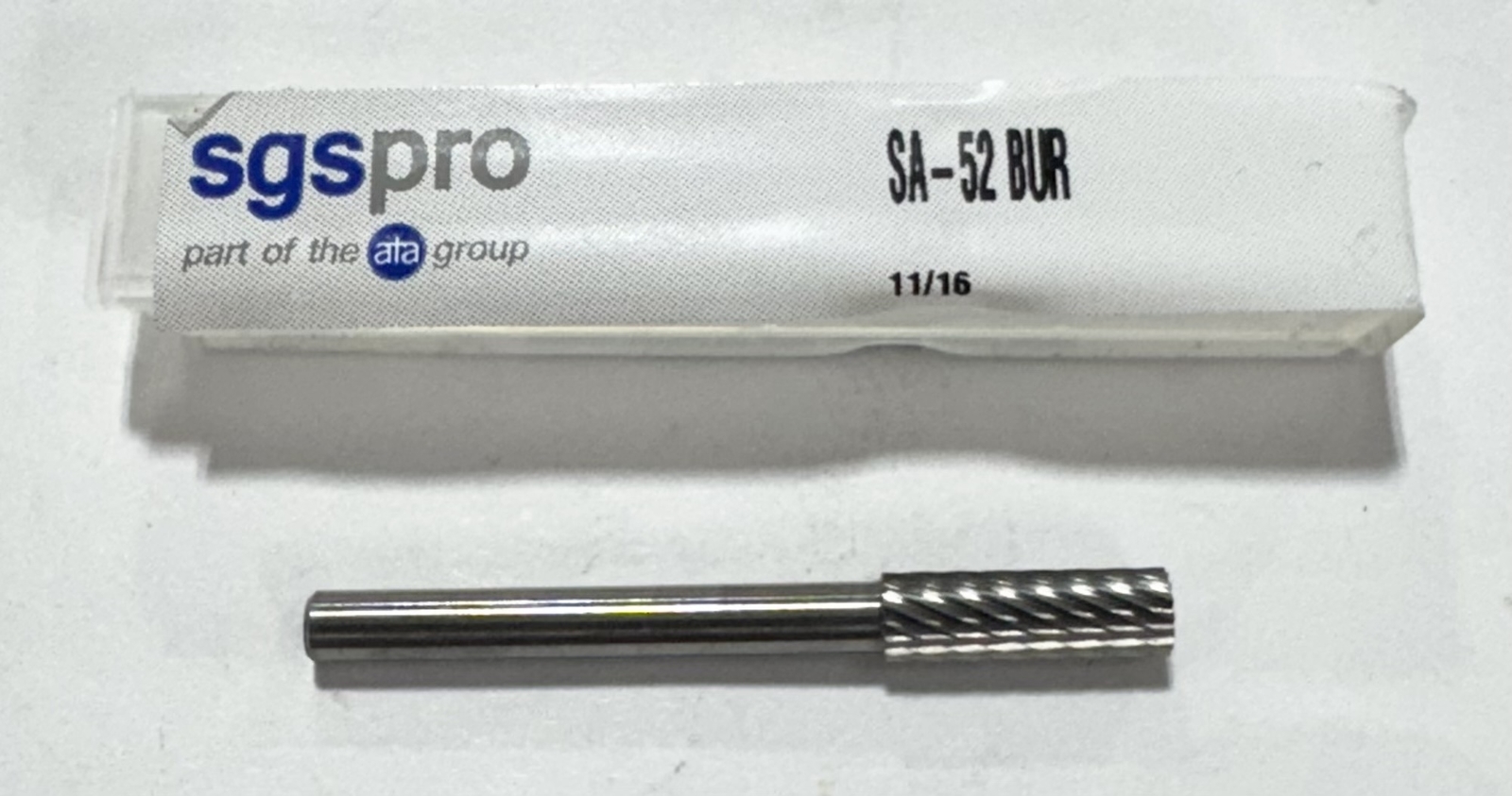 SGS PRO 5/32″ Carbide Burr SA-52, Cylinder, Single Cut