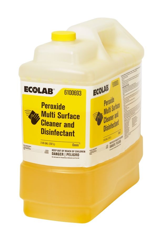 Ecolab 6100693 8.00% Concentrate Peroxide Multi Surface Cleaner & Disinfectant