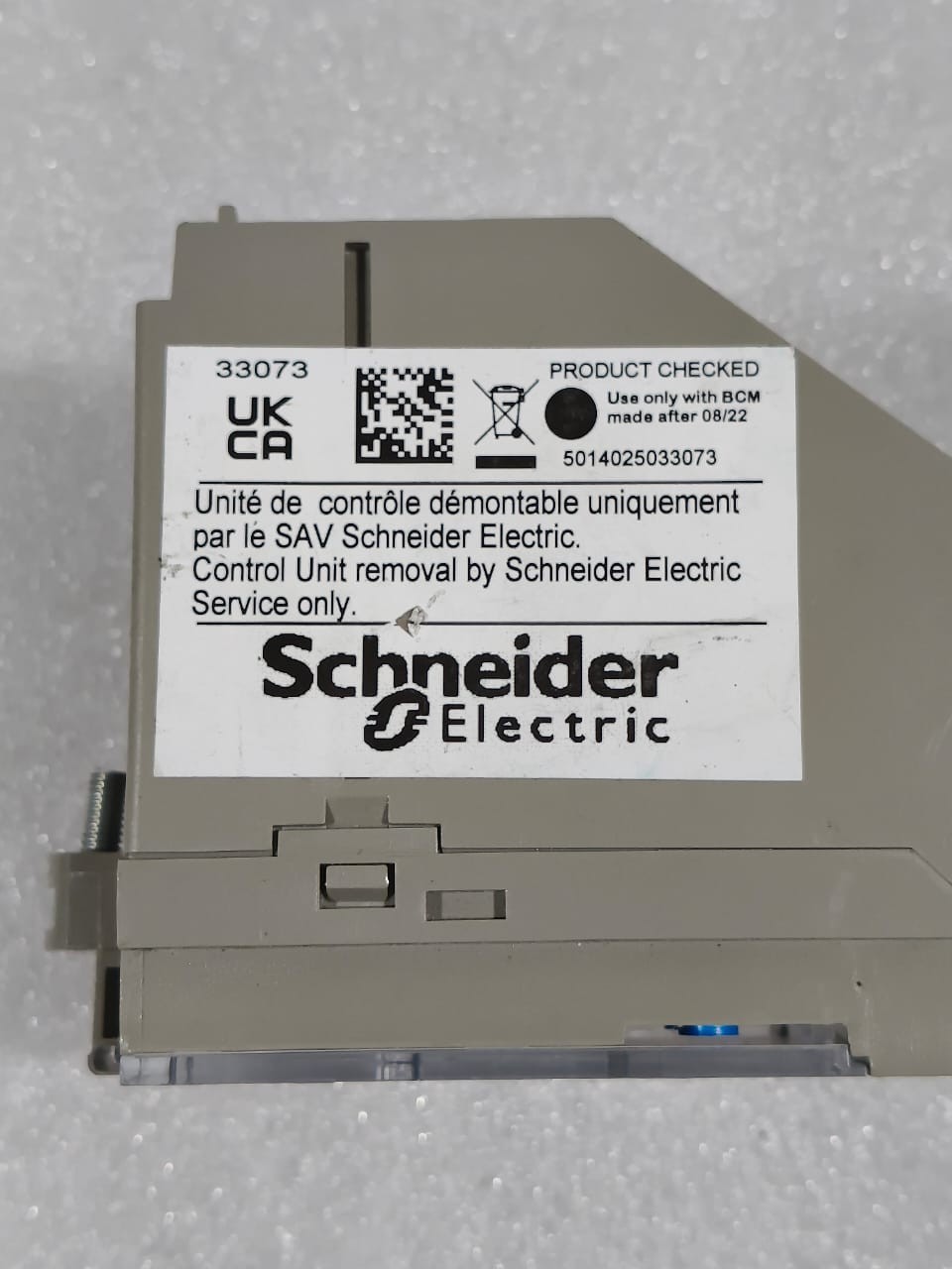 SCHNEIDER ELECTRIC MICROLOGIC 6.0A 33073 CIRCUIT BREAKER TRIP UNIT FAST SHIP