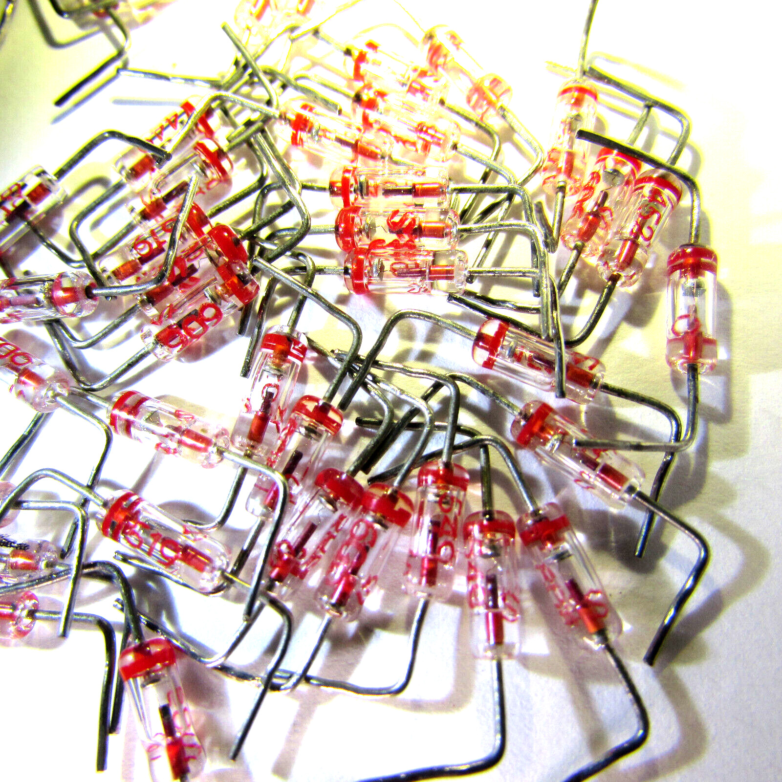 1N34 Transitron Germanium GOLD BONDED Diodes Typical 0.235 to .250V Breakdown 10