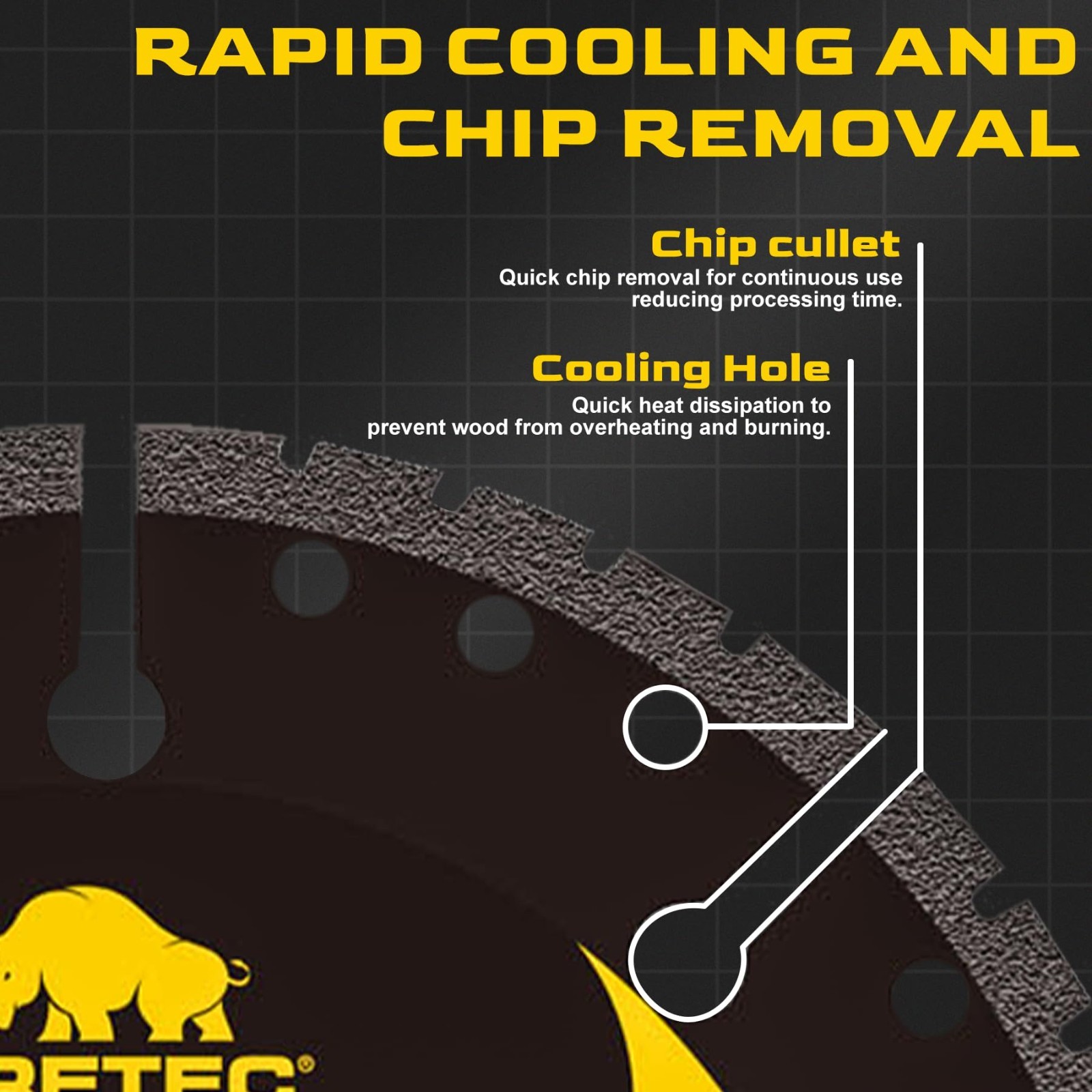 Diamond Cutting Wheel 4 1/2 Inch Metal Cut-Off with 6000+ Cuts on Rebar – 3 Pack
