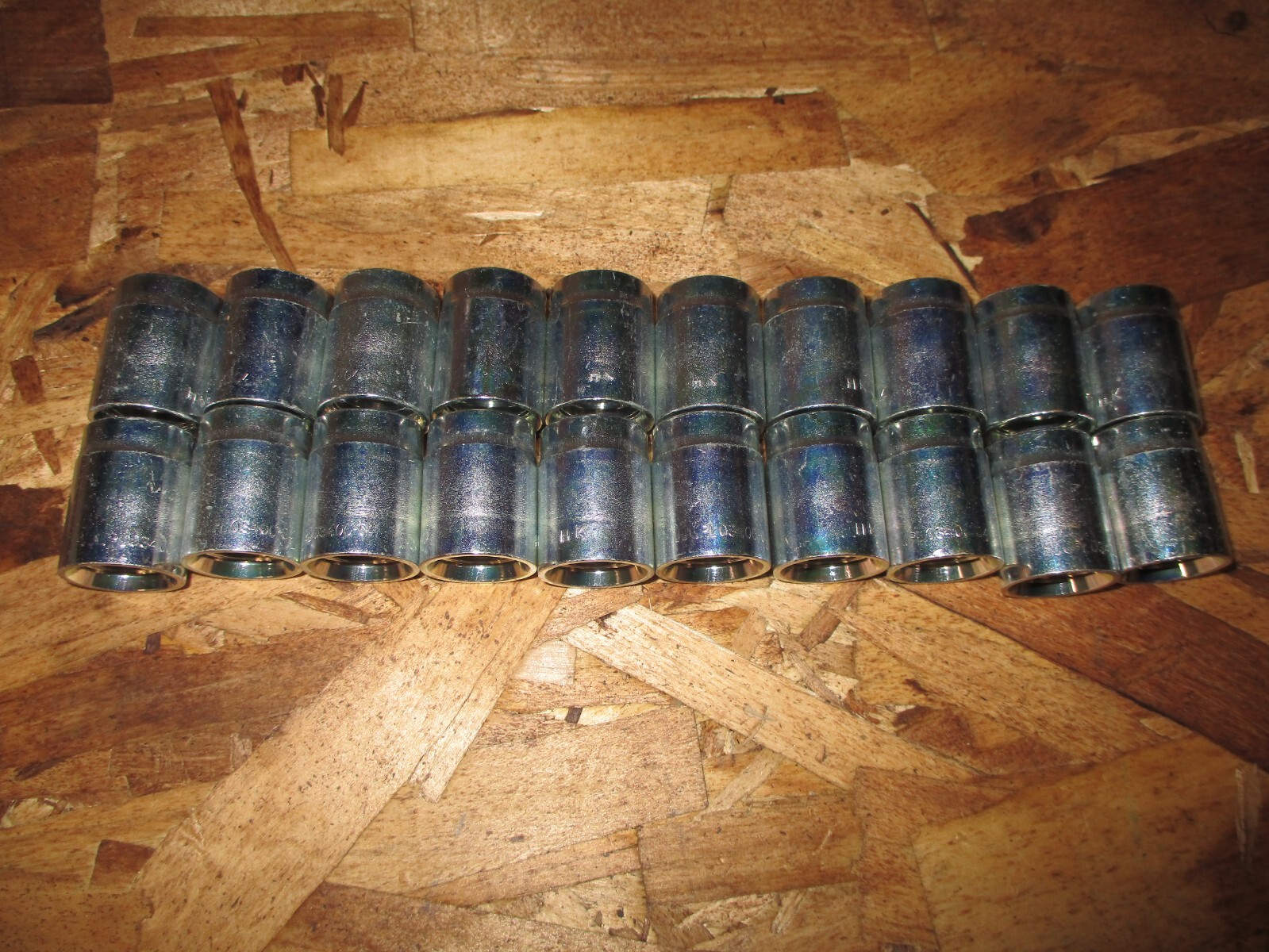 20 PACK MANULI HYDRAULIC HOSE FITTINGS 2 PIECE FERRULE 1/4″ 20 PACK