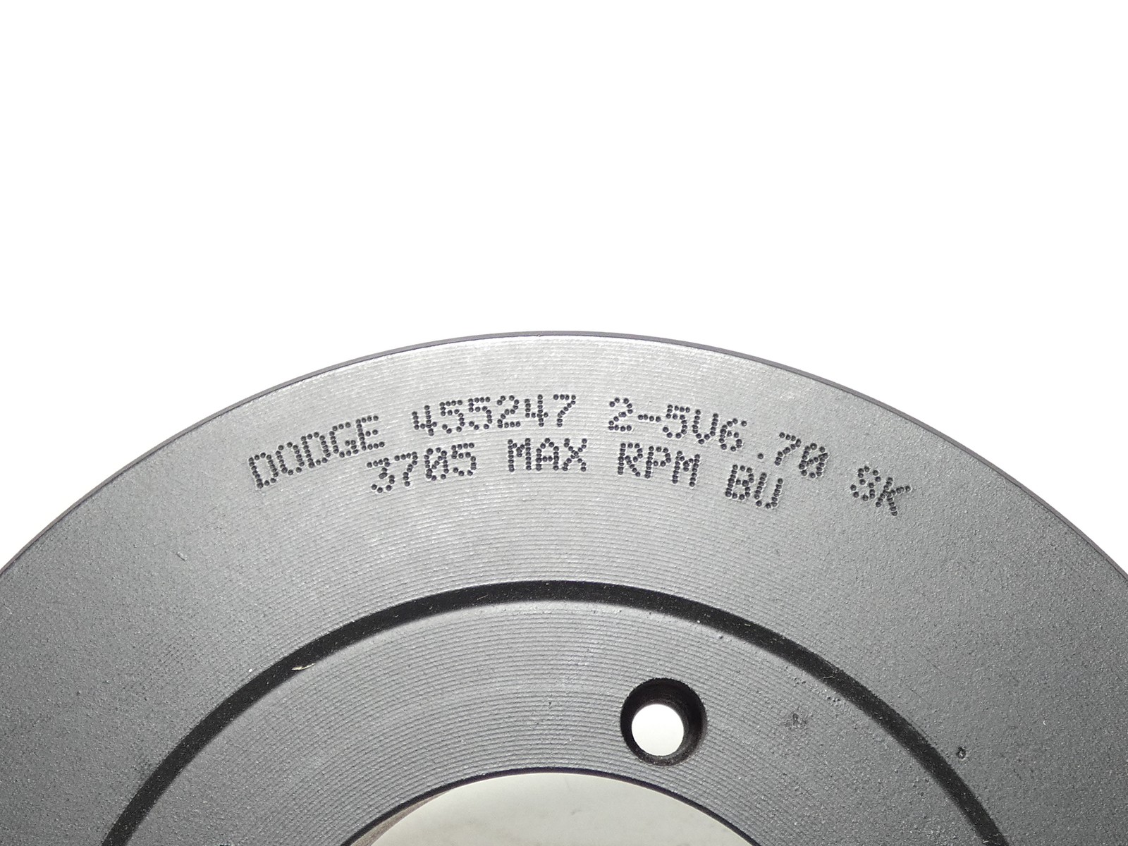 Dodge Baldor 2-5V6.70-SK 2-Groove V-Belt Sheave – NEW Surplus!