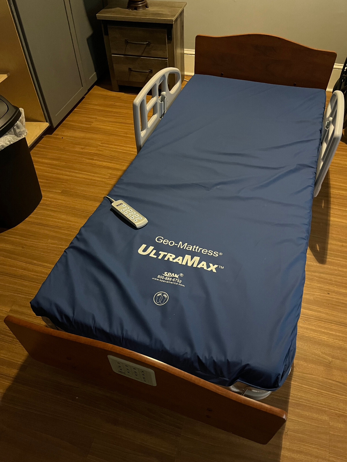 Span America QD1000MLFB fully electric long-term or home care adjustable bed