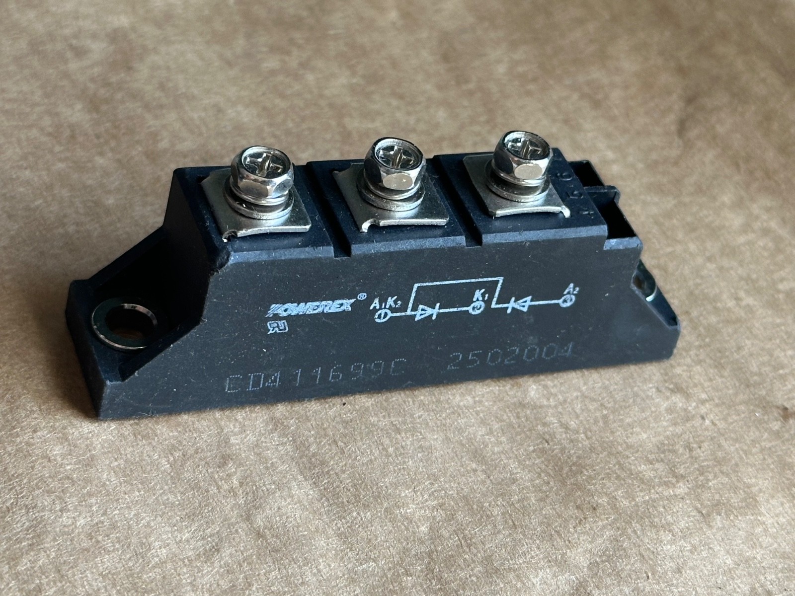 NEW POWEREX CD411699C DIODE BRIDGE RECTIFIER MODULE 100AMP 1.6KV