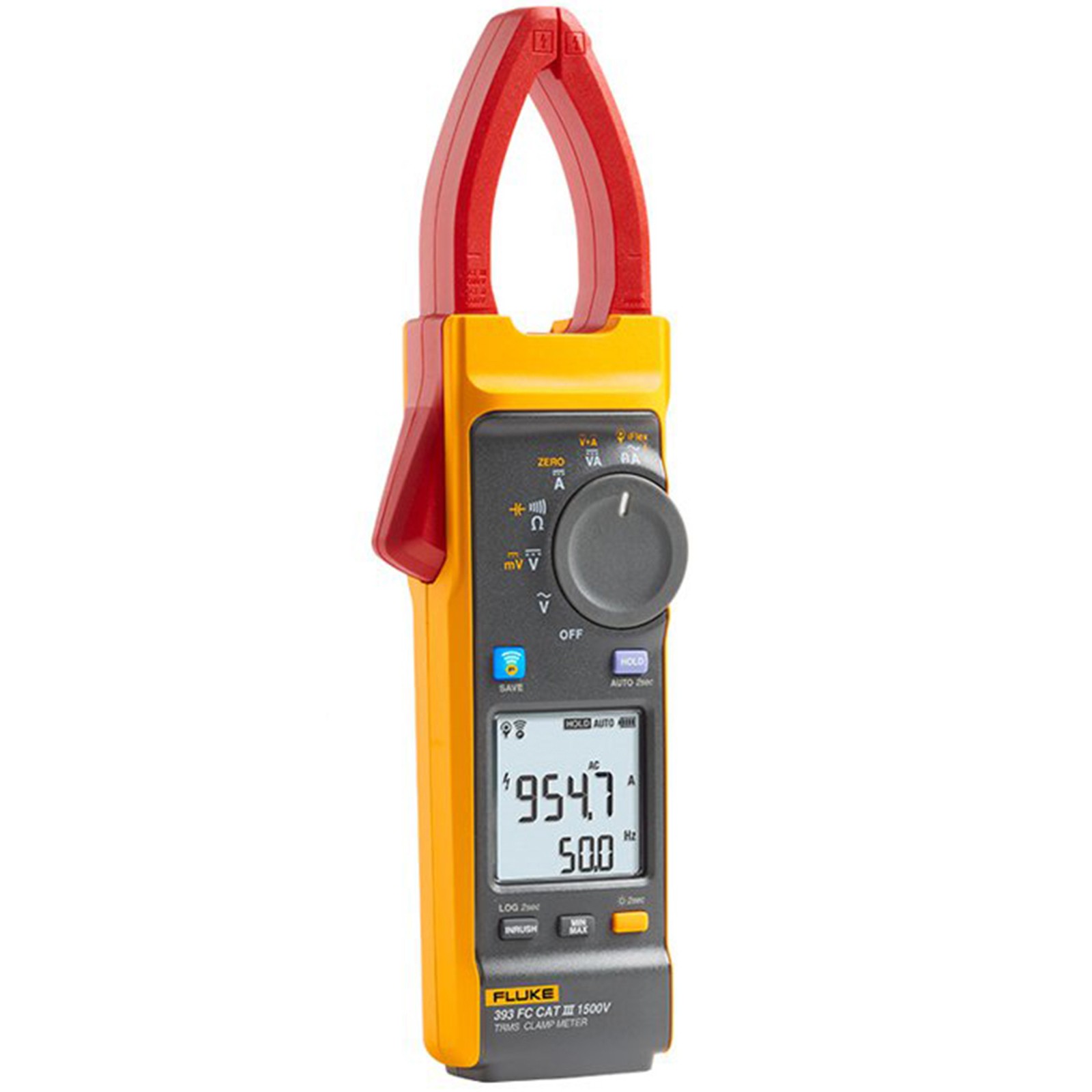 one new FLUKE 393 FC Wireless True-RMS AC/DC Clamp Meter Fluke Connect #YP1