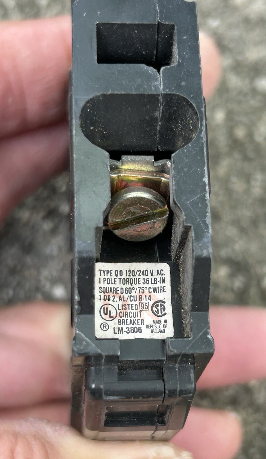 Square D QO130 30-Amp 30A Single-Pole 120V Circuit Breaker Tested Ships Same Day