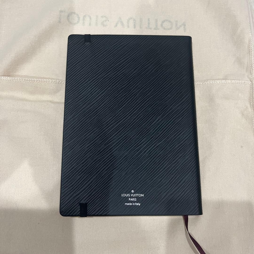 Louis Vuitton Notepad Cay Egu PM Epi Black Silver Hardware Unused GI0116