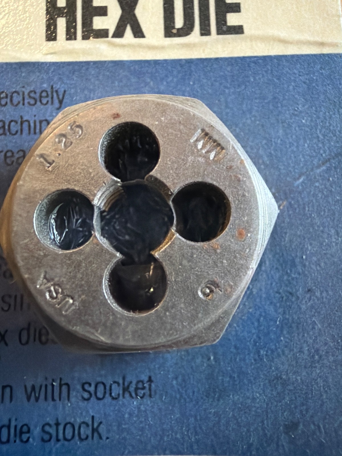 Napa Tools 9mm x 1.25 Single Hex Die # 55791 New Old Stock