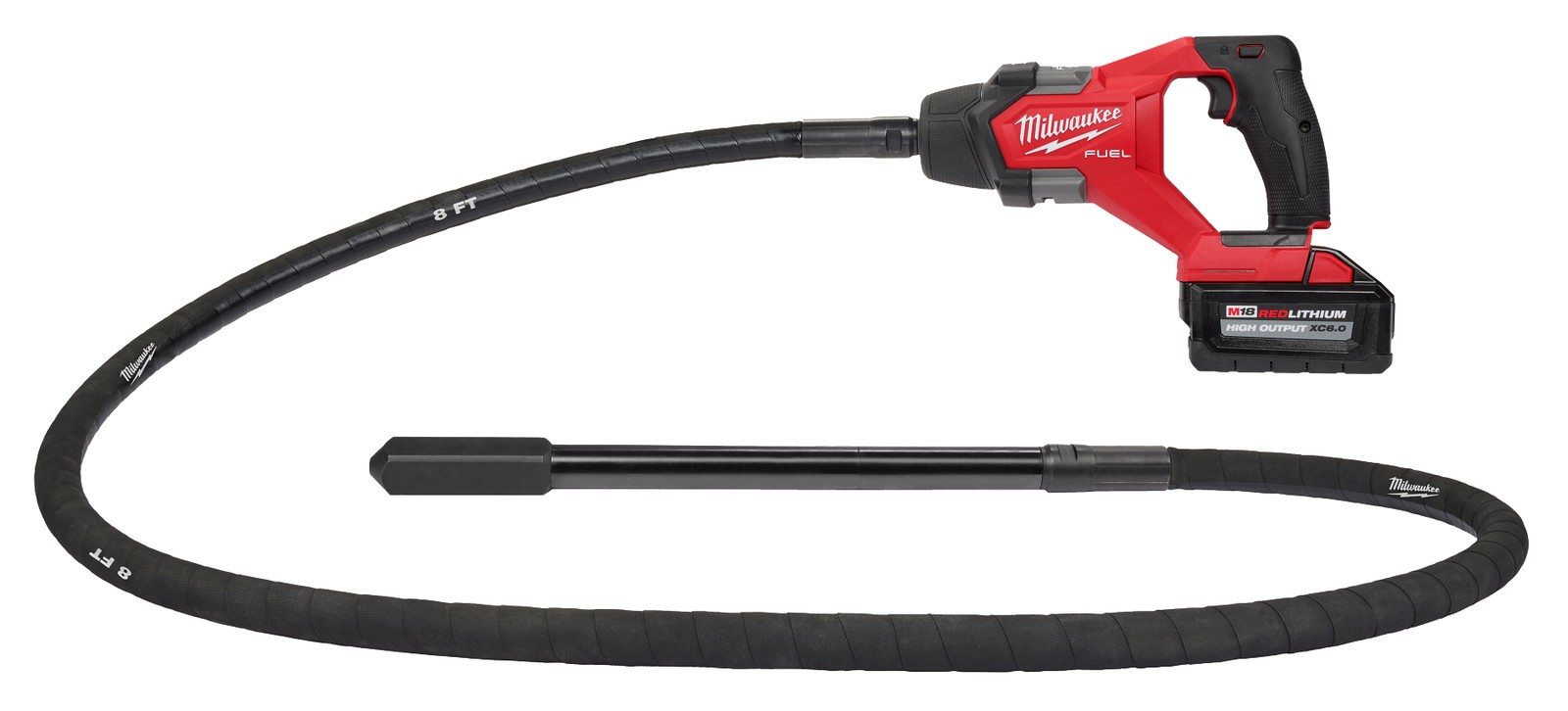 Milwaukee Tool 2911-20 M18 FUEL 8′ Concrete Pencil Vibrator Tool Only
